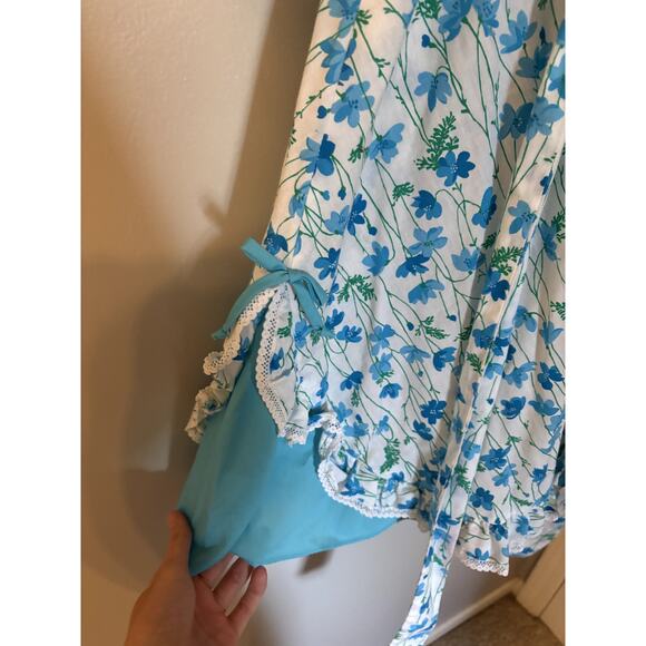 Vintage Partners Please Malco Modes Floral Prairie Style Dress - Picture 2 of 6